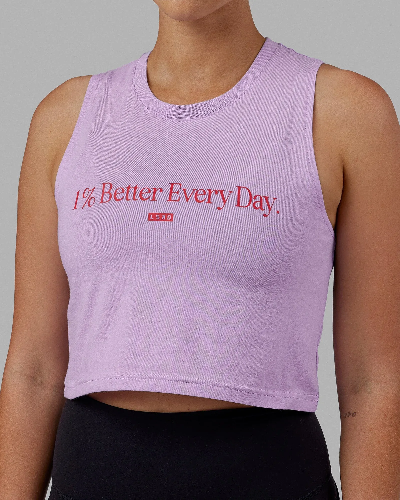 1% Better FLXCotton Tank - Purple-Red