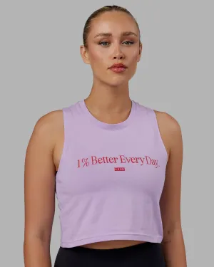 1% Better FLXCotton Tank - Purple-Red