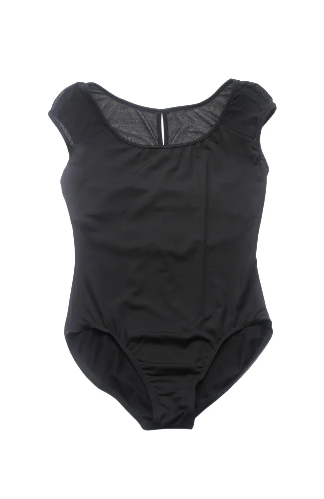 Adult Mesh Cap Sleeve Bodysuit