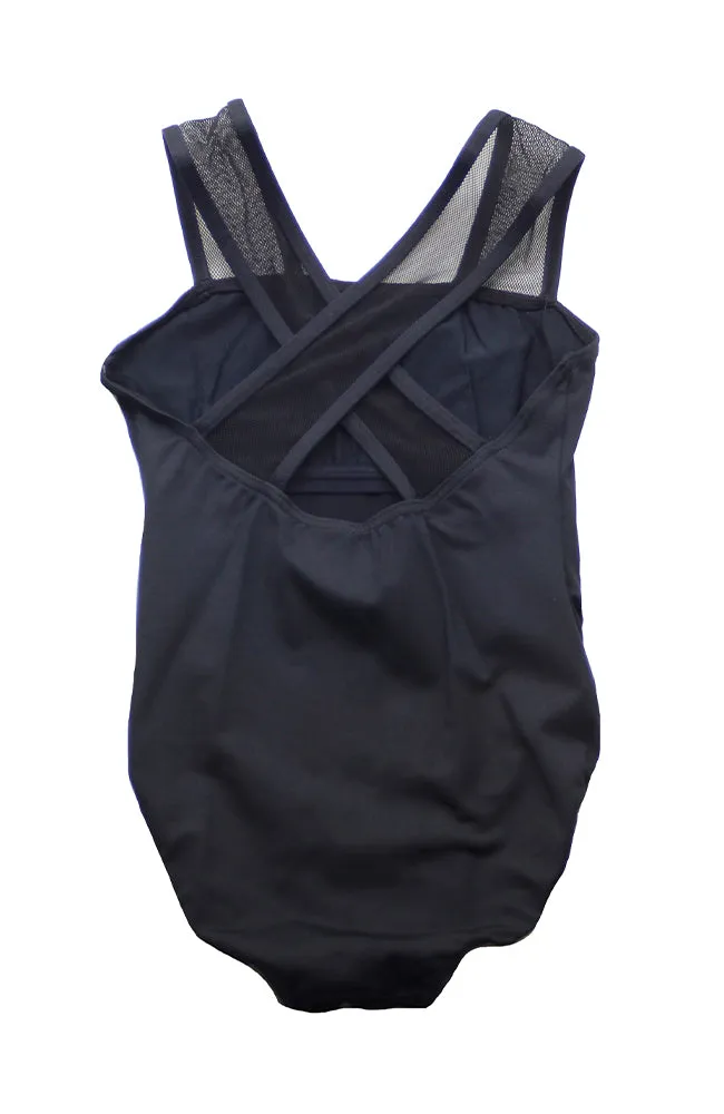 Adult Mesh Strap Tank Bodysuit