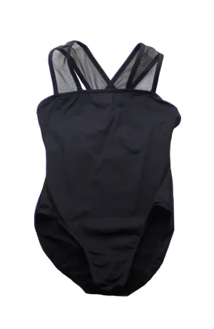 Adult Mesh Strap Tank Bodysuit