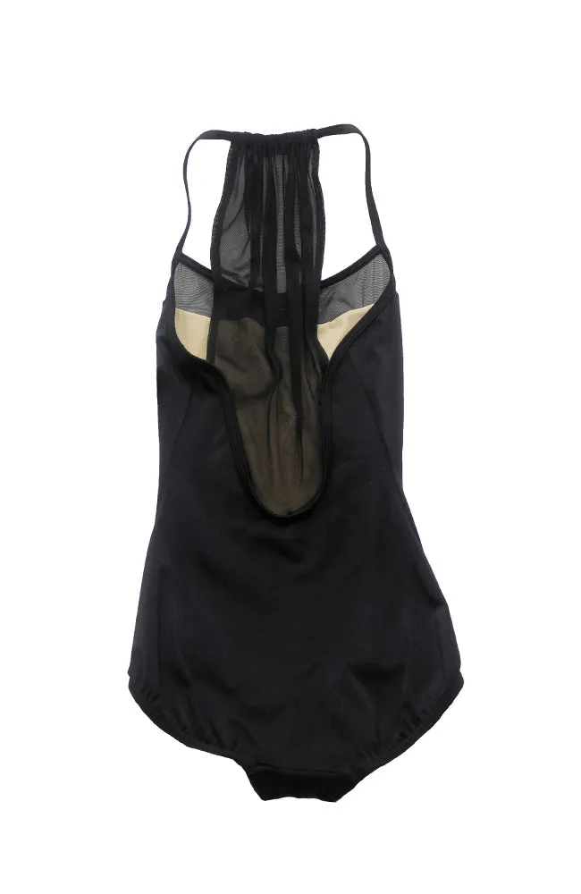 Adult Power Mesh Halter Bodysuit
