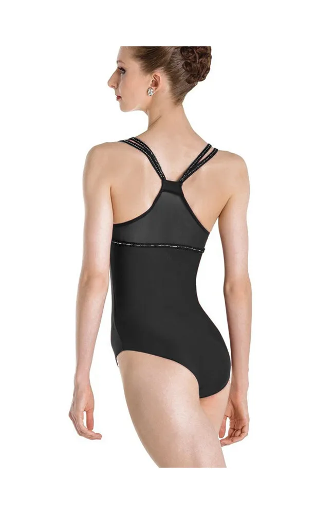 Adult Silver Trim Camisole Bodysuit