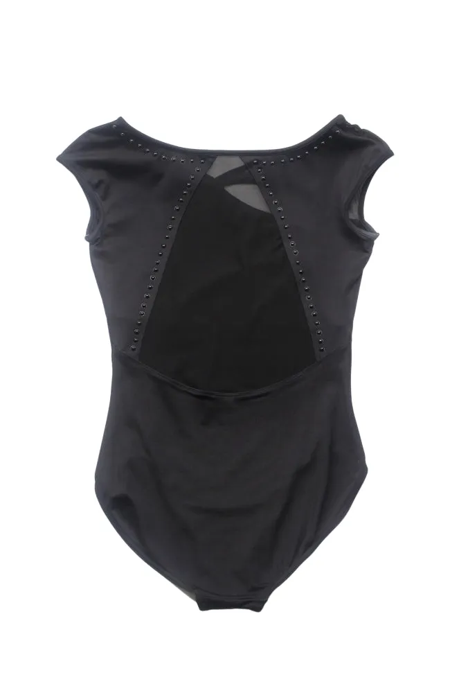 Adult Studded Cap Sleeve Bodysuit