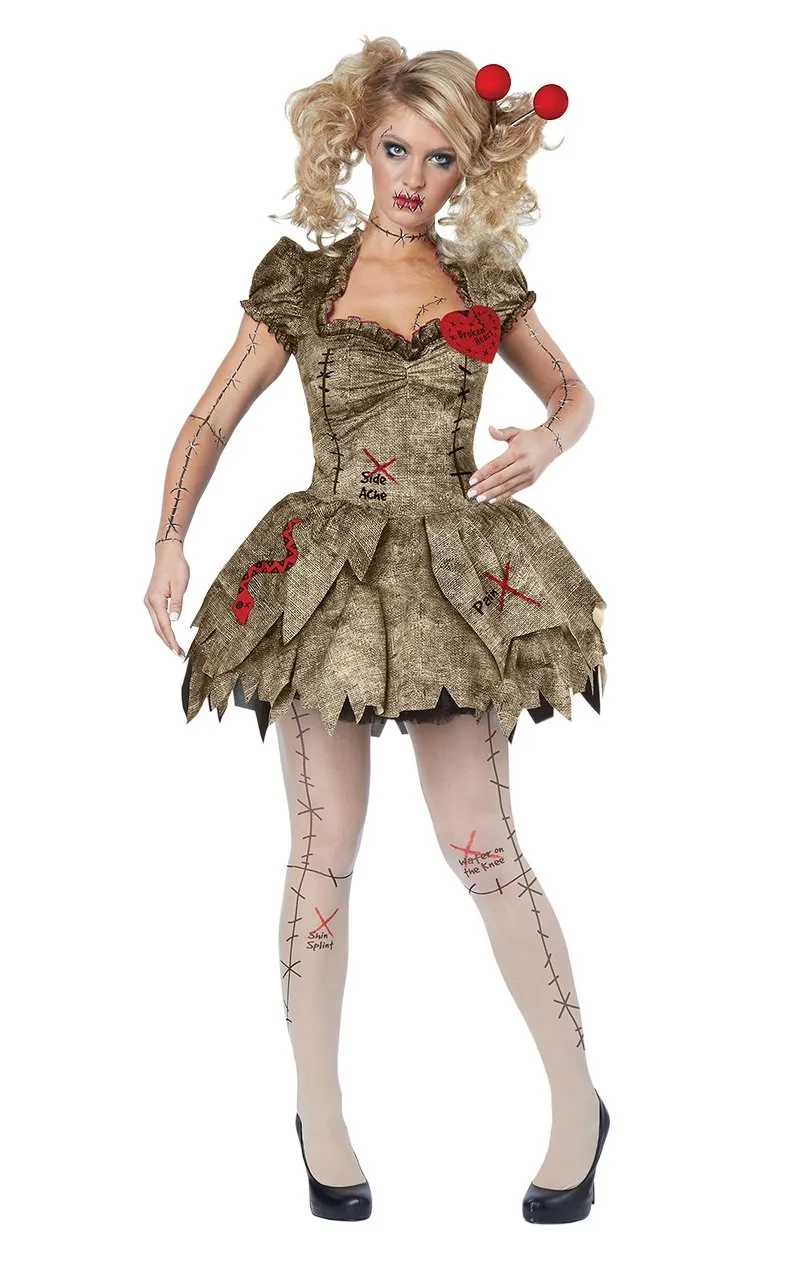 Adult Voodoo Dolly Halloween Costume