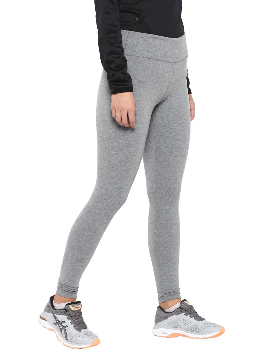 Alcis Women Solid Grey Tights
