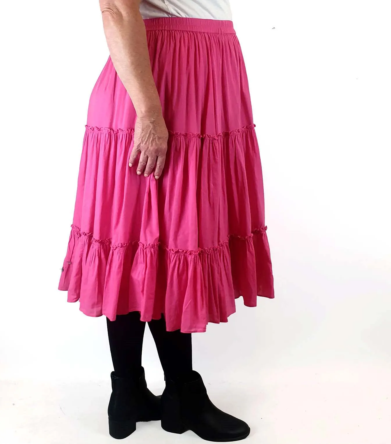 Alessandra pink tiered skirt size XL