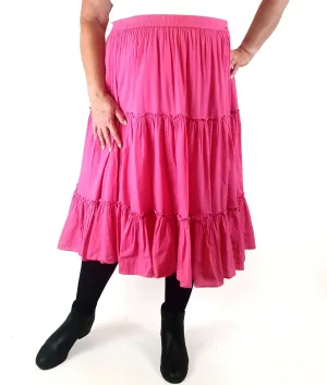 Alessandra pink tiered skirt size XL