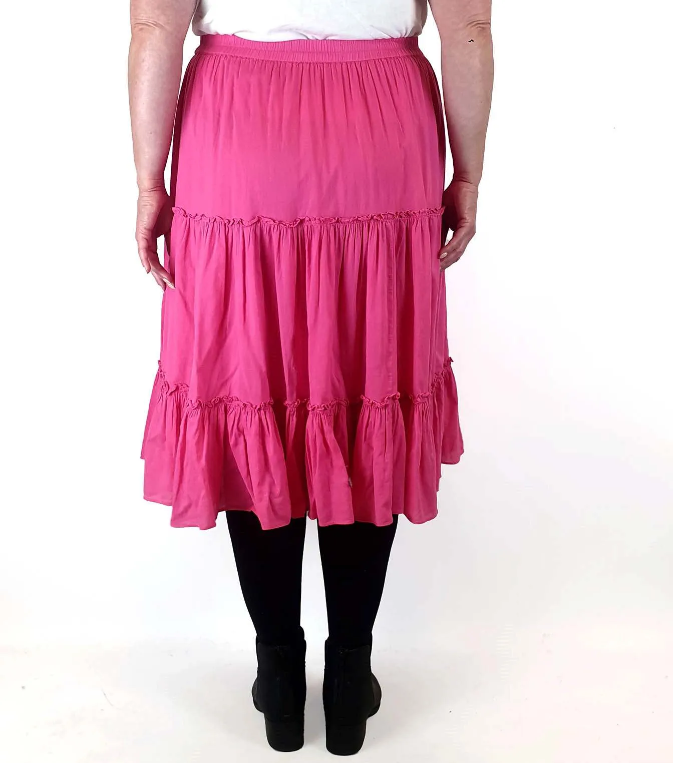 Alessandra pink tiered skirt size XL