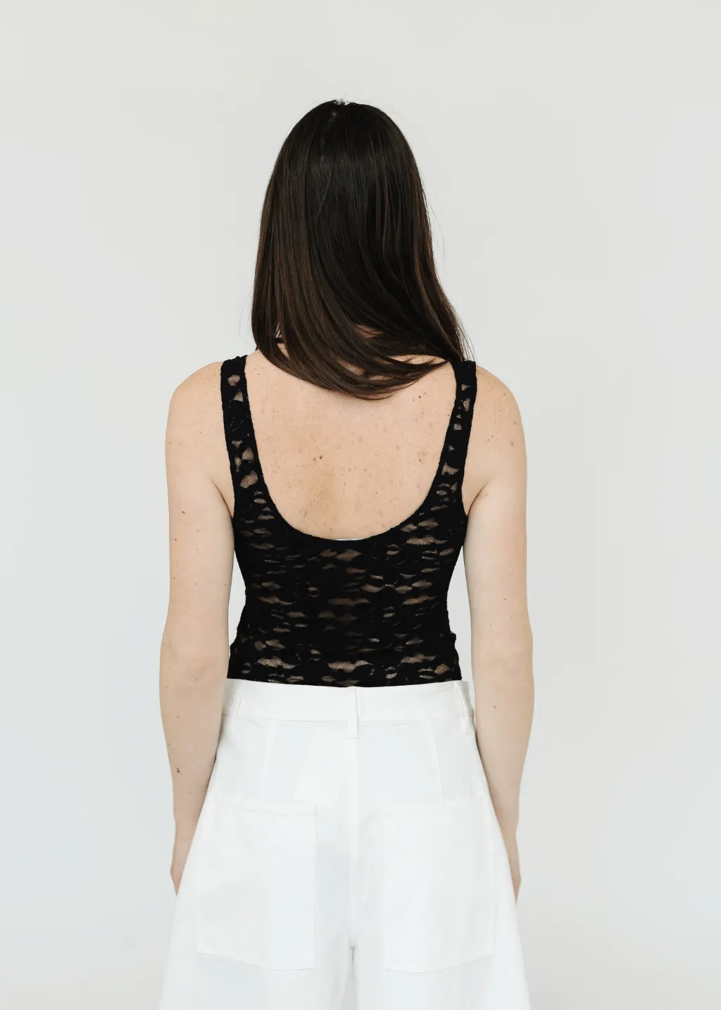 Anine Bing Alysha Bodysuit in Black