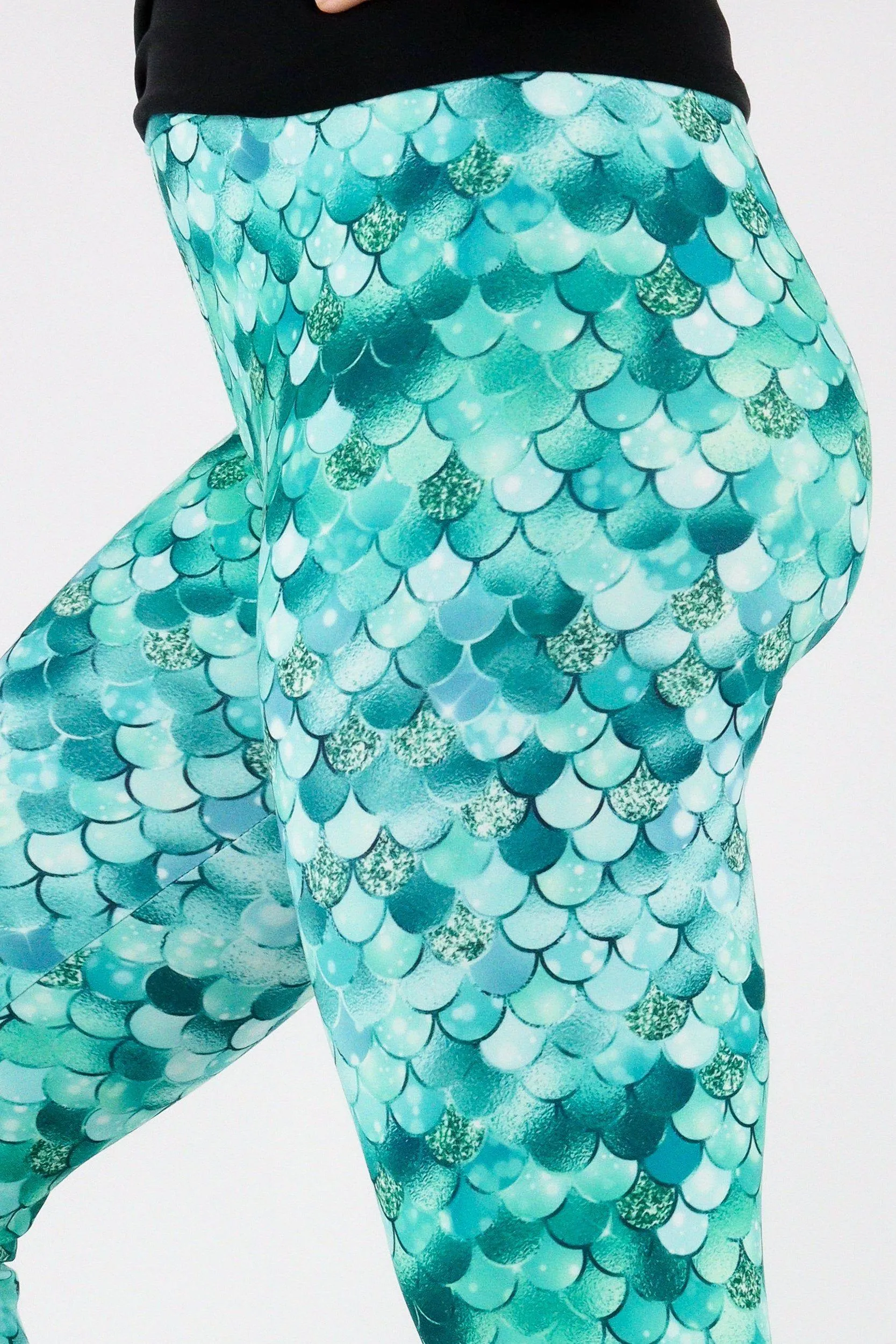 Aquamarine Mermaid - Casual - Long Full Leggings