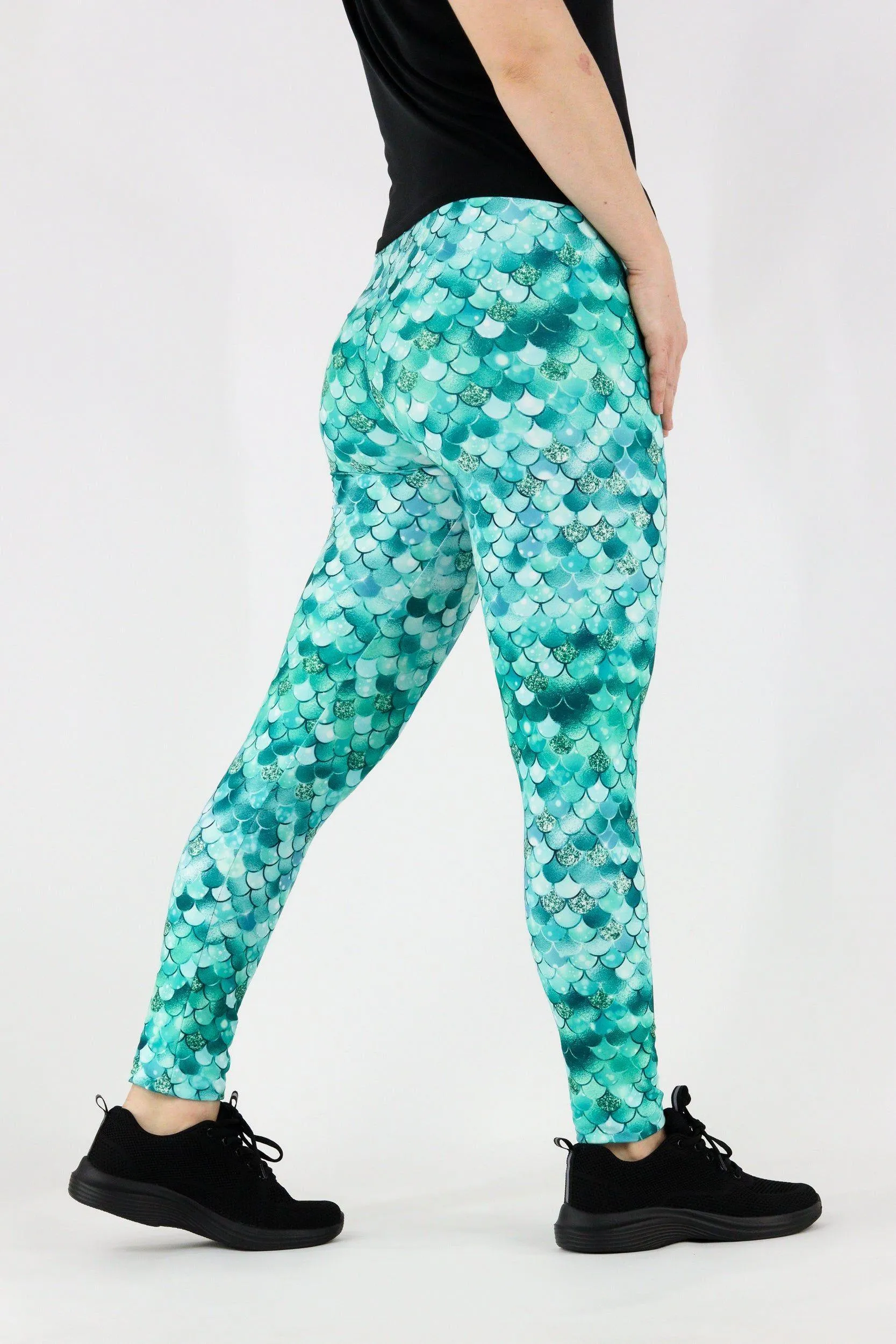 Aquamarine Mermaid - Casual - Long Full Leggings