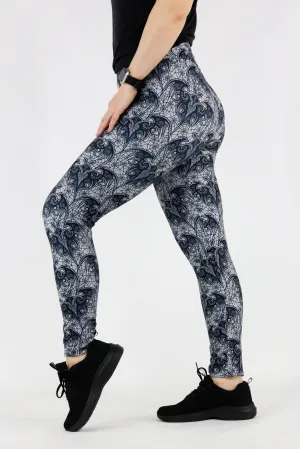Bat Lace - Casual Full Leggings