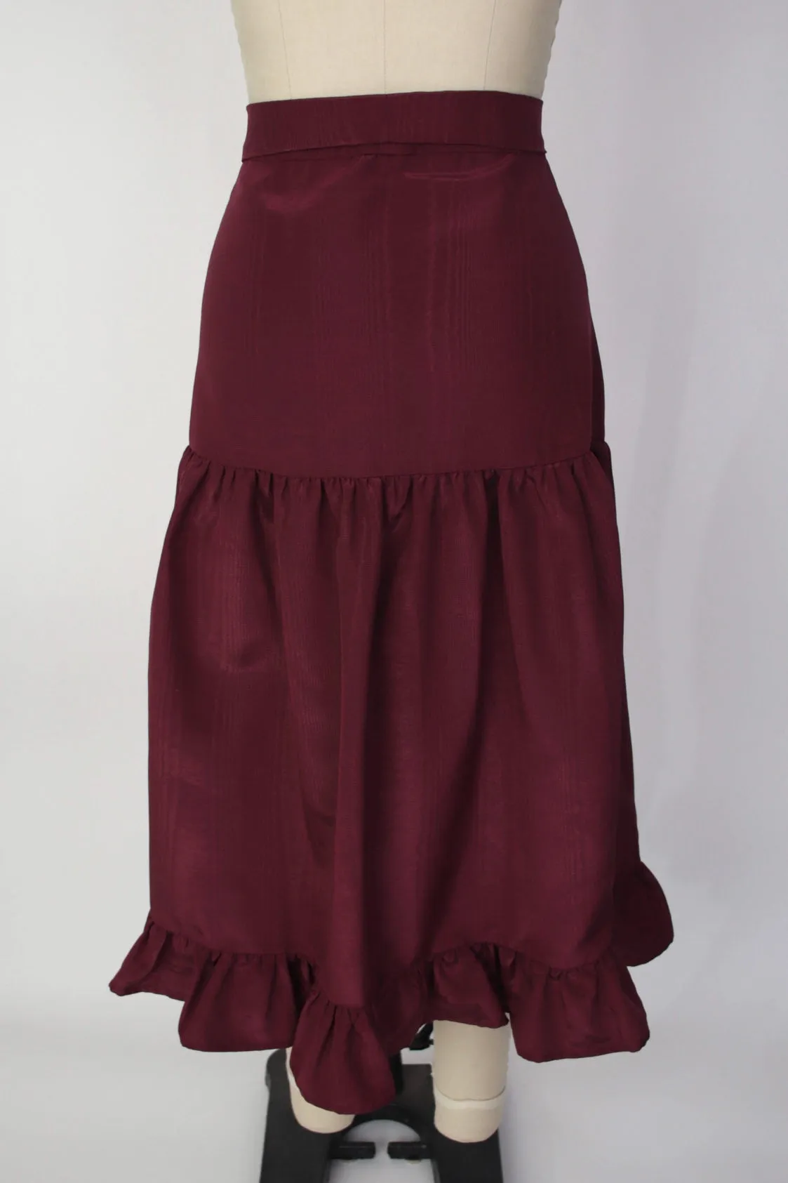 Batsheva Moire Bow Skirt