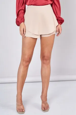 Beige Skort