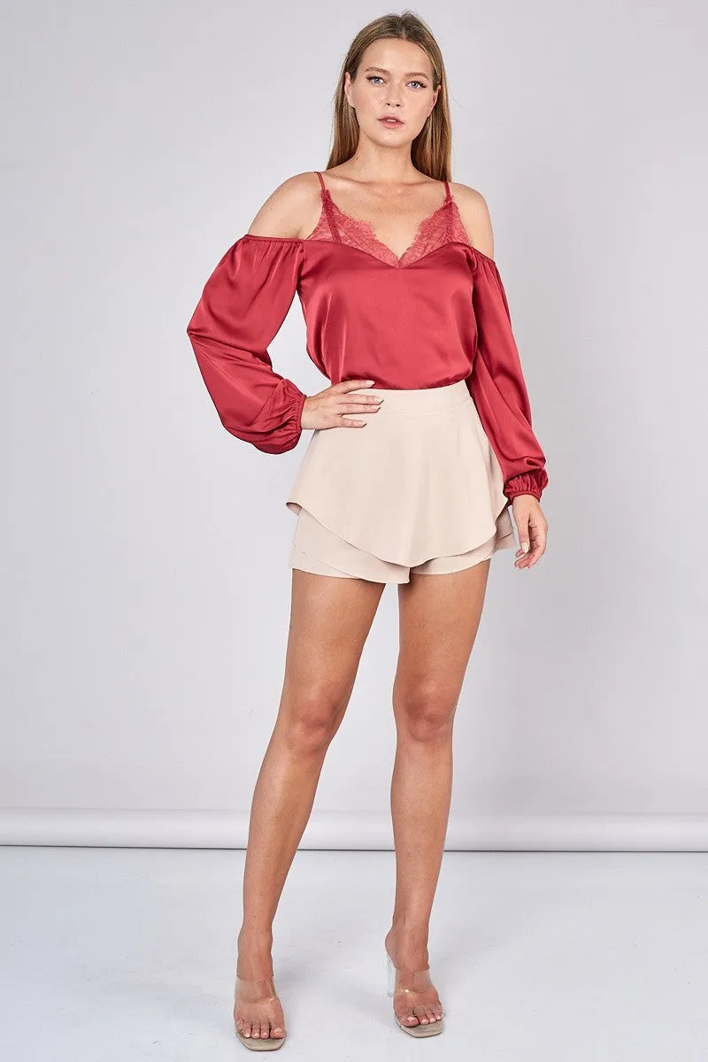 Beige Skort