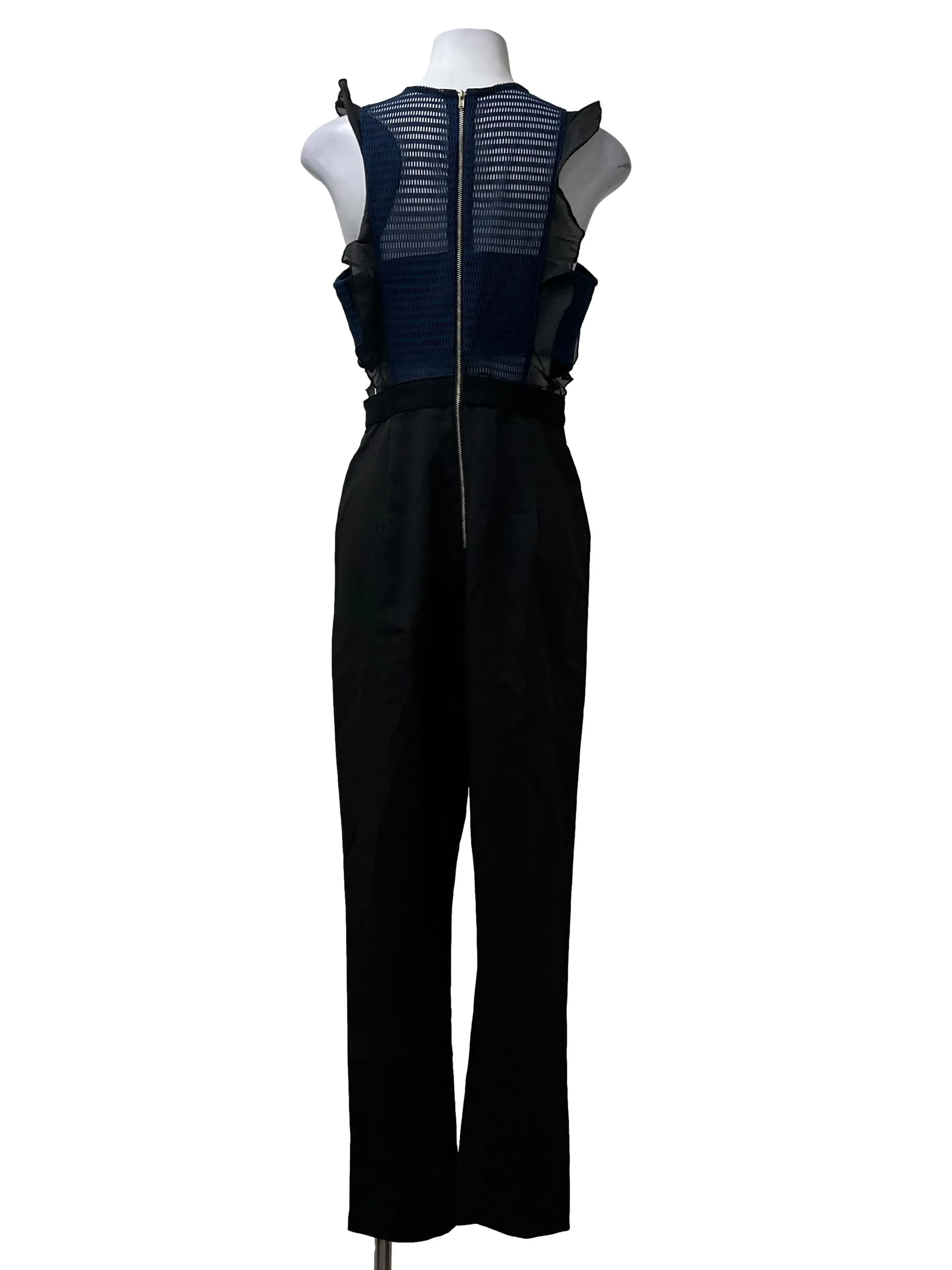 Black Blue Laced Jumper