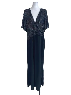 Black Glitter Jumpsuits