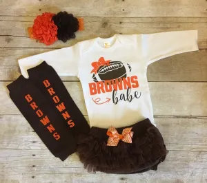 Browns Baby Outfit