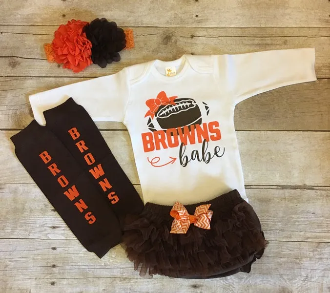 Browns Baby Outfit