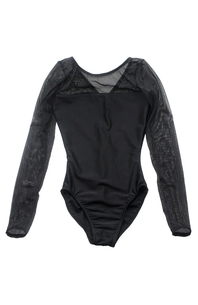 Child Long Sleeve Mesh Bodysuit