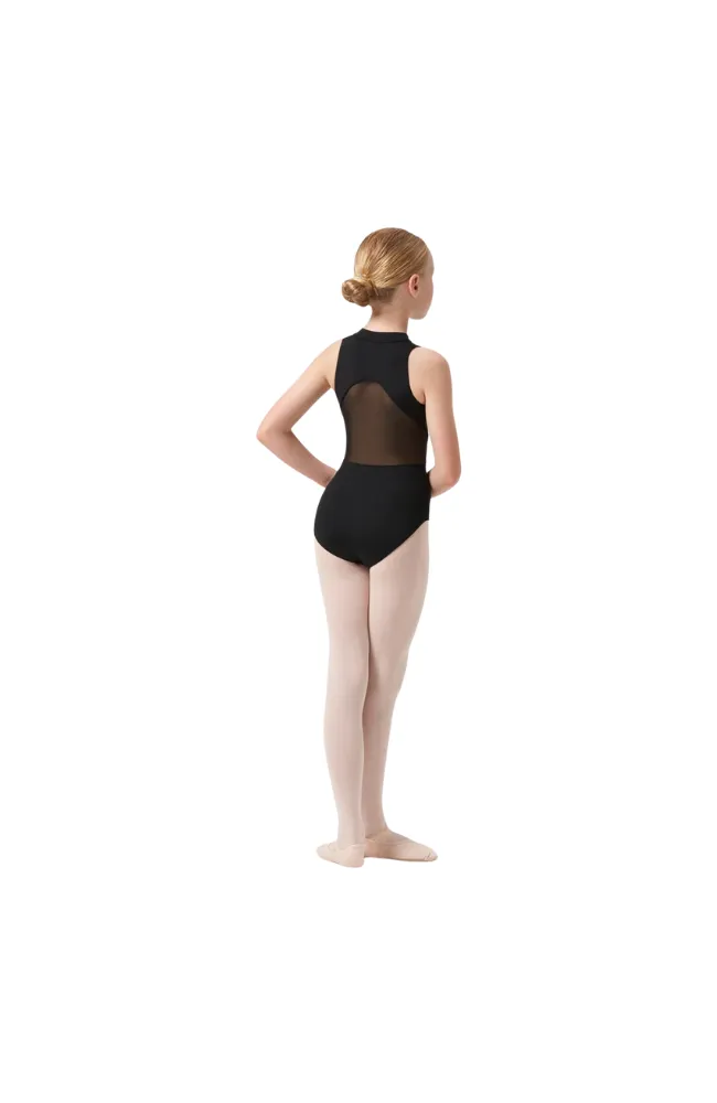 Child Nyla Mock Neck Zip Front Bodysuit