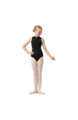 Child Nyla Mock Neck Zip Front Bodysuit