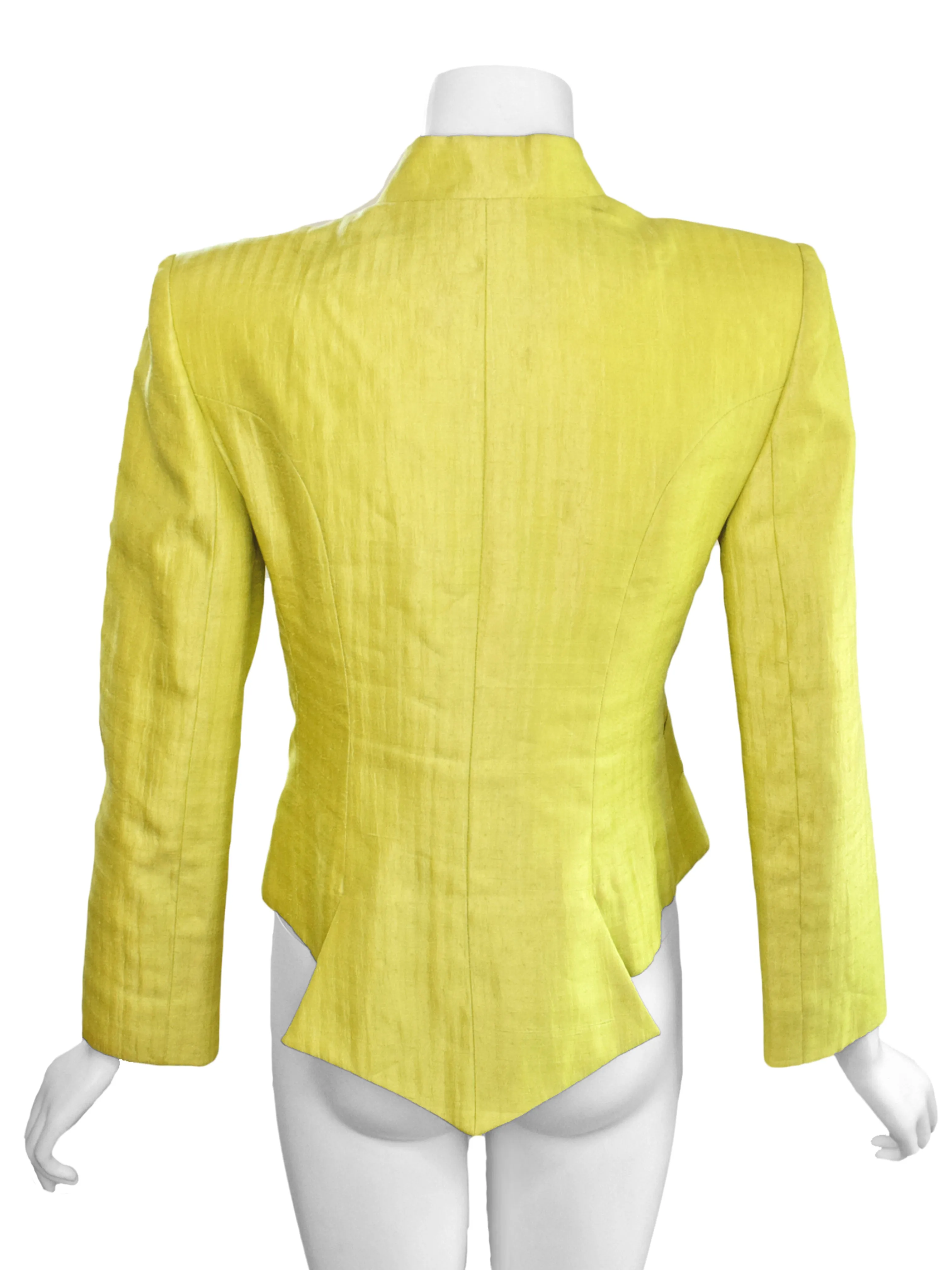 Christian Lacroix 1980s Chartreuse Jacket