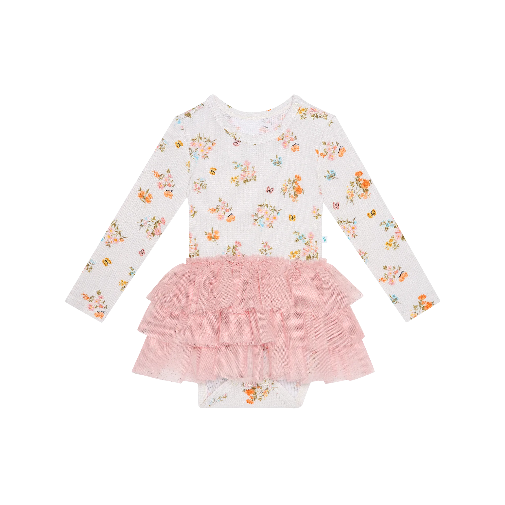 Clemence - Long Sleeve Tulle Skirt Bodysuit