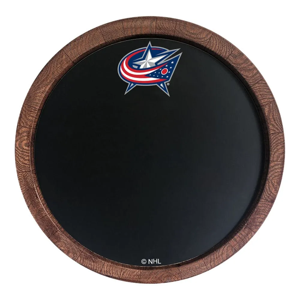 Columbus Blue Jackets: Barrel Top Chalkboard Sign