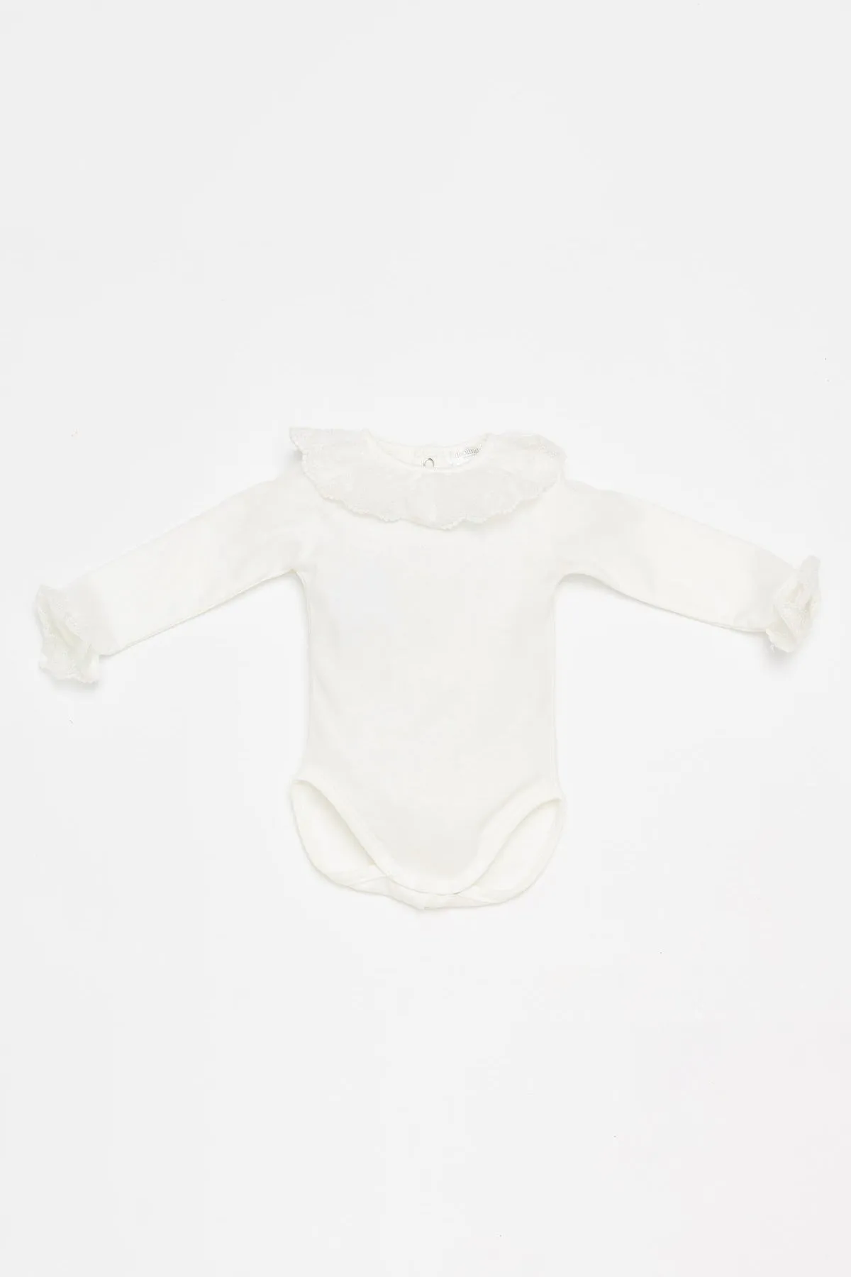 Cream Lace Trim Bodysuit