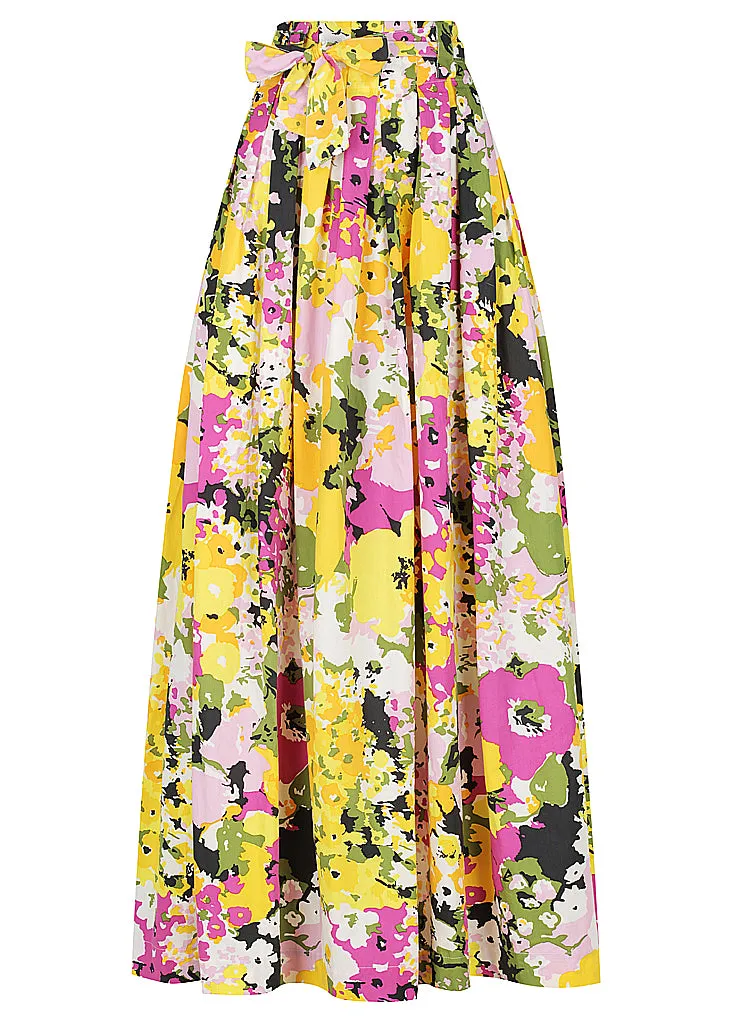 Cross Body Crop | Tie Up Maxi Skirt