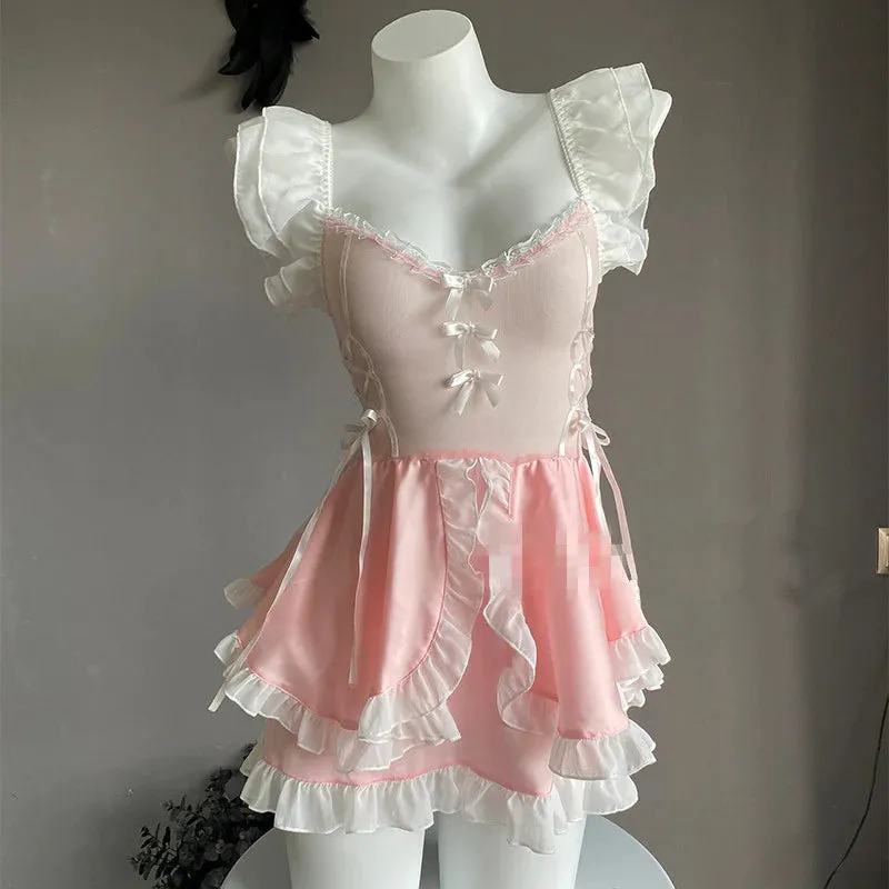 CUTE LACE DRESS SET UB98281