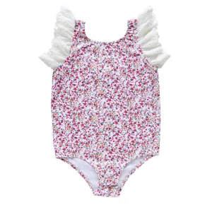 Dixie Flutter Bodysuit - Forget Me Not Knit