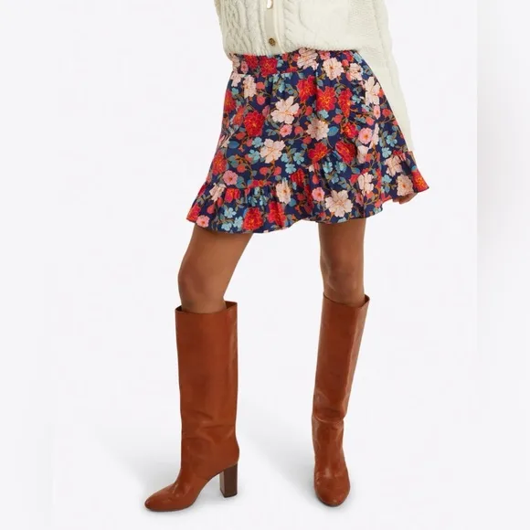 Draper James Ruffle Wrap Skirt