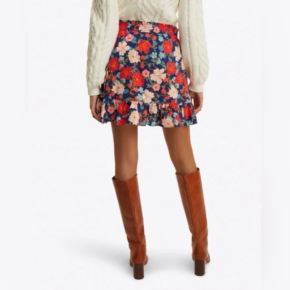Draper James Ruffle Wrap Skirt