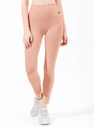 easyoga LA-VEDA Ribbing Tights - R29 Smoky Pink