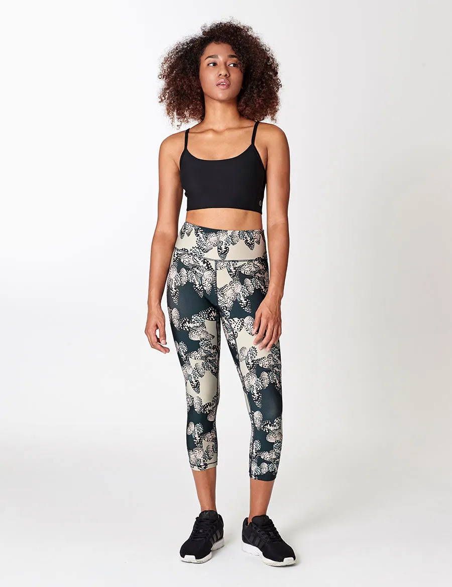 easyoga LESPIRO Glossy Slim Capris1 - F89 Butterfly Dream