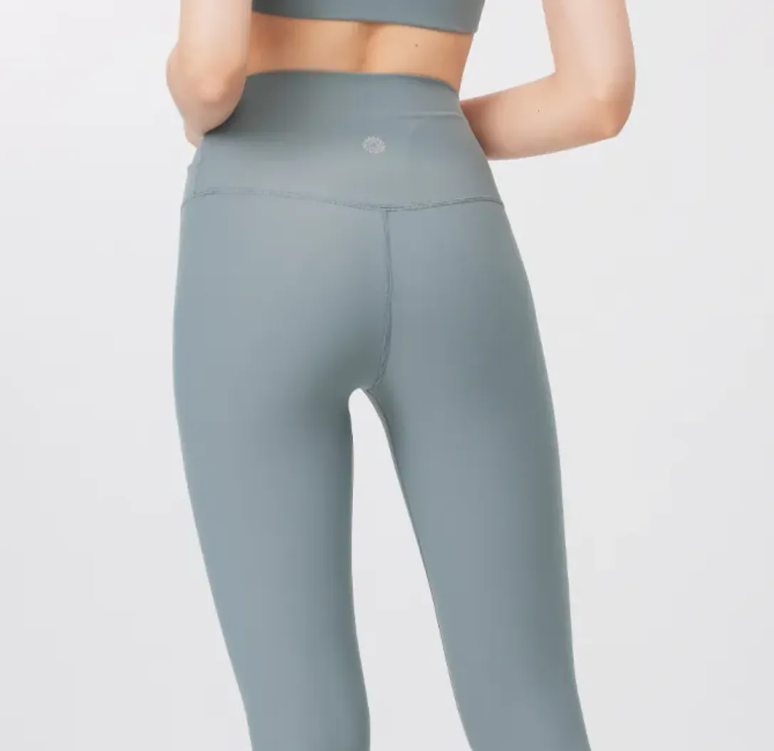 easyoga Lespiro Groove Mid-Rise Tights - G29 Pale Green