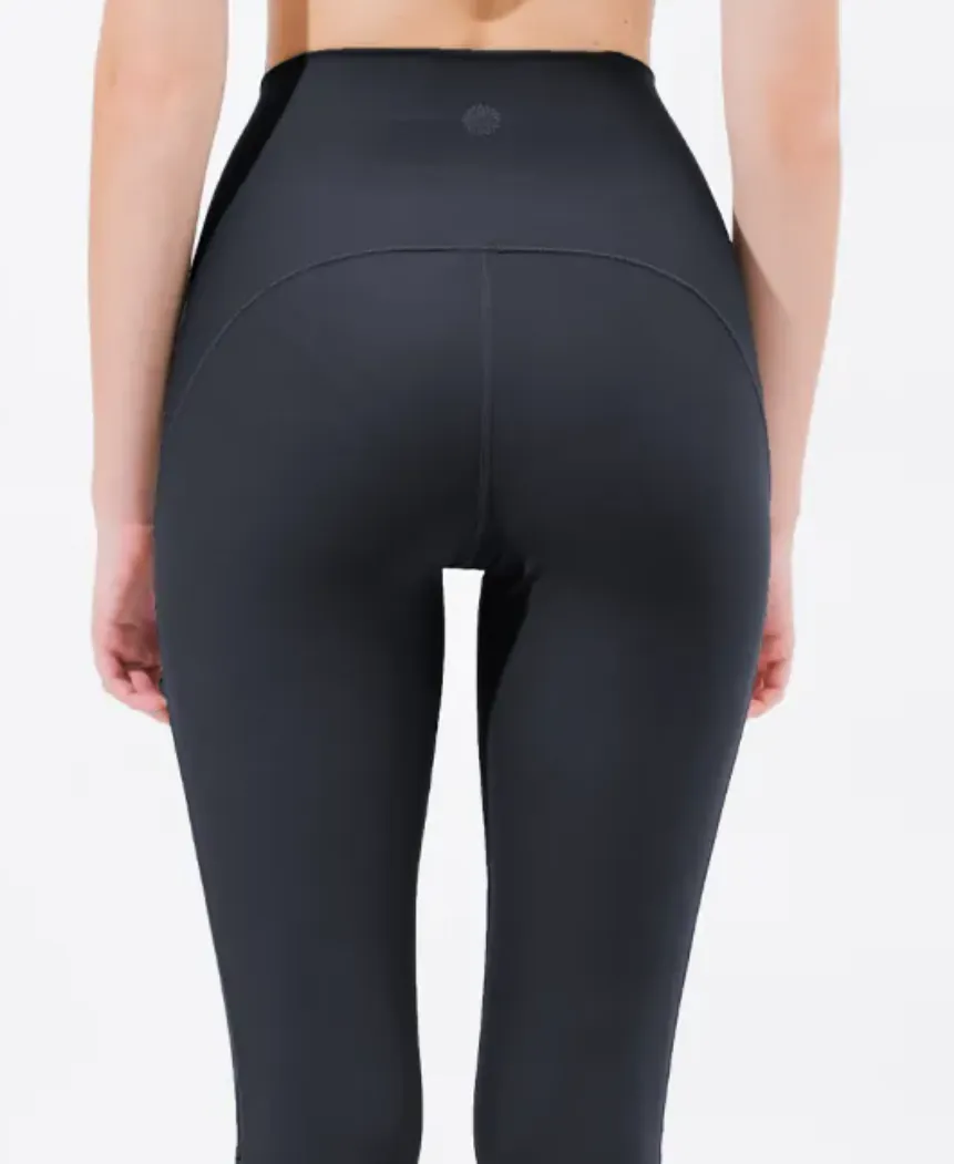 easyoga LESPIRO Shirring Tights - L1 Black