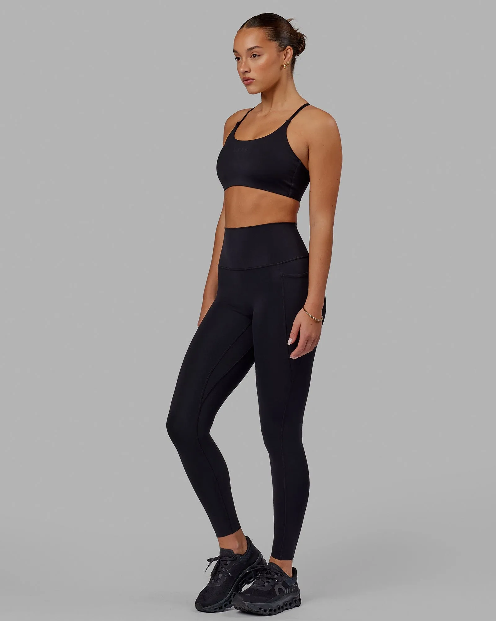 Elixir Full Length Tight With Pockets - Black