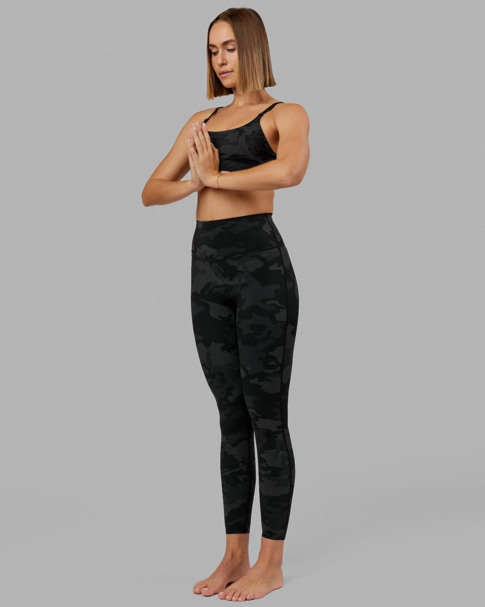 Elixir Full Length Tights - Black Camo