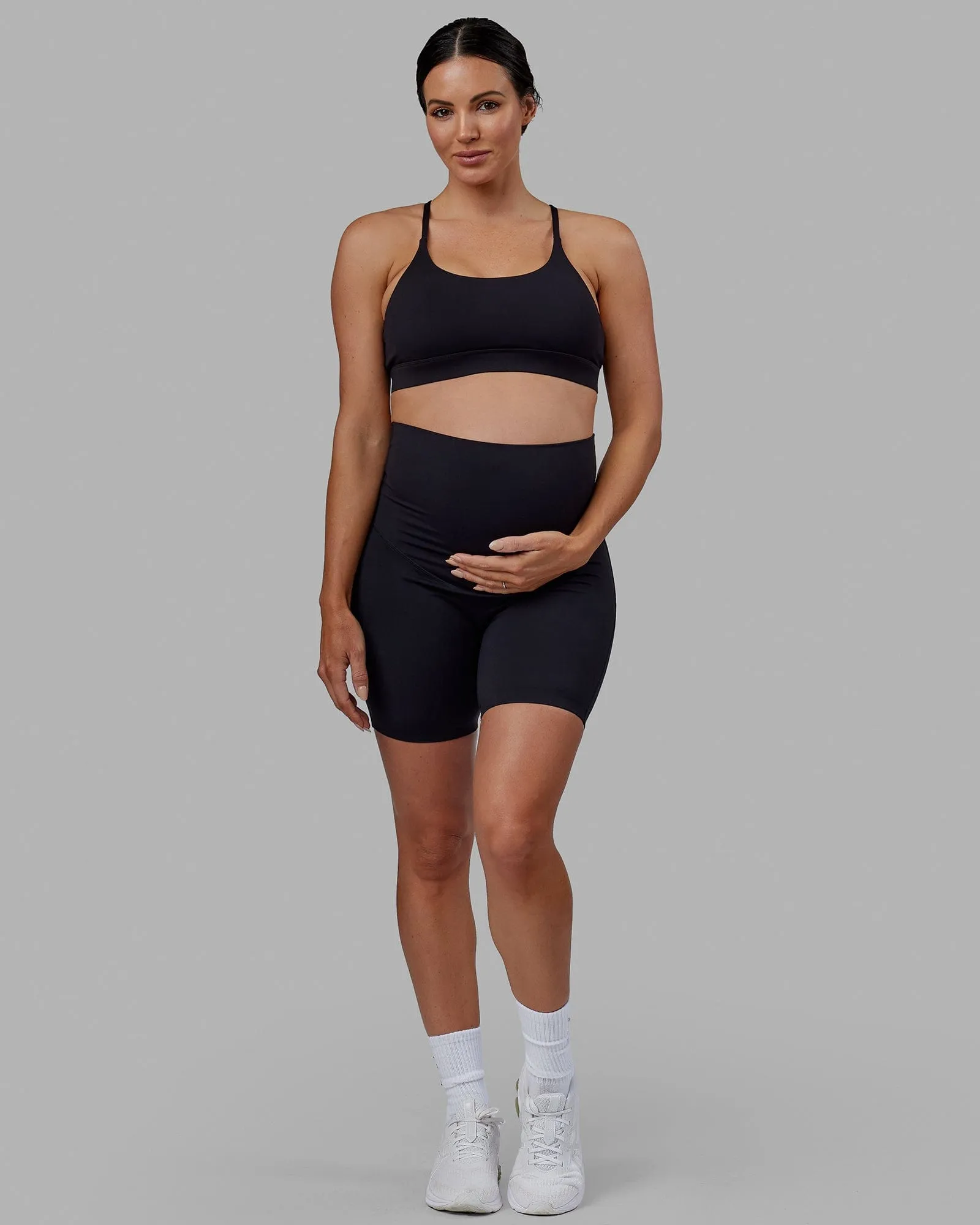 Elixir Maternity Mid Short Tights - Black