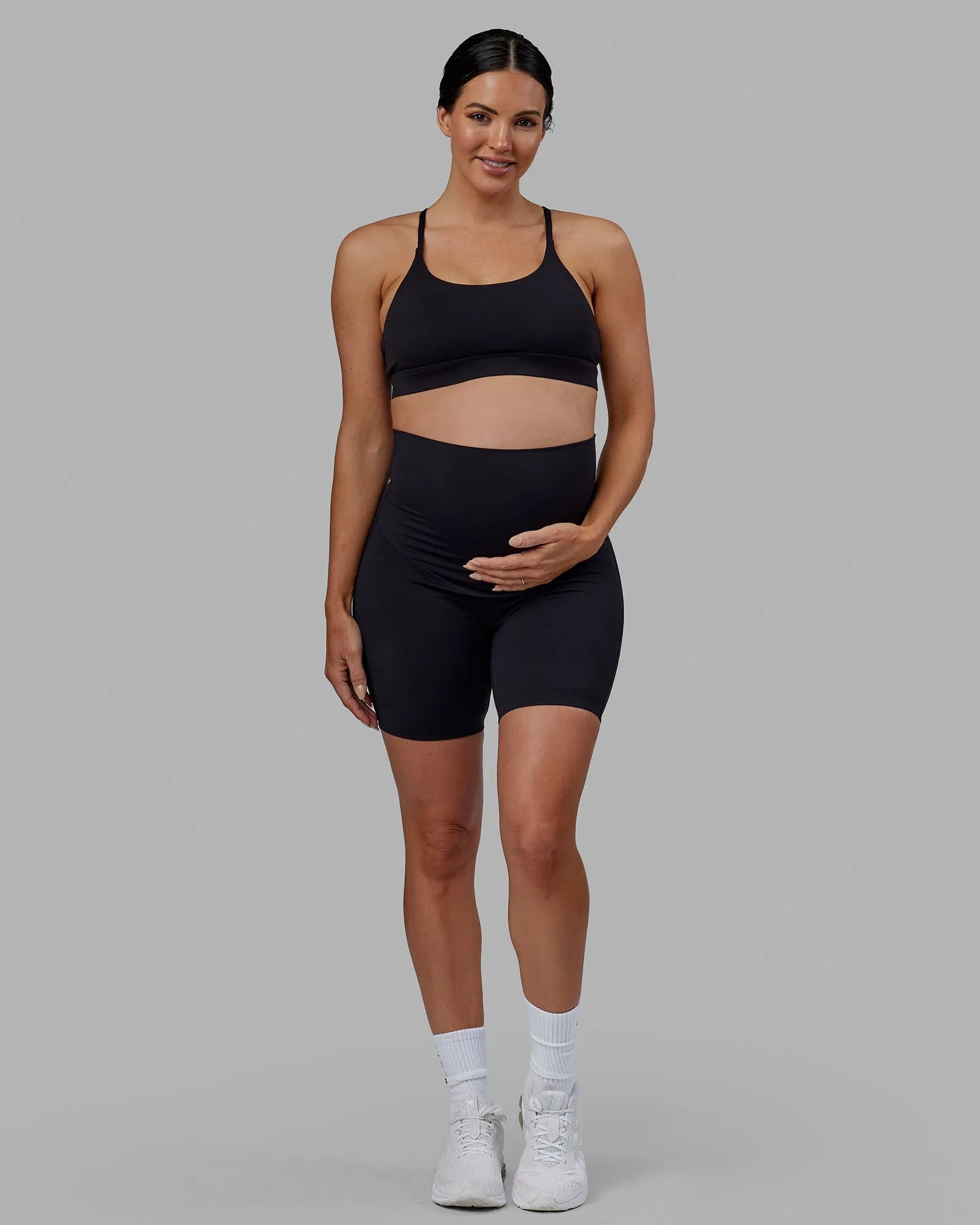 Elixir Maternity Mid Short Tights - Black