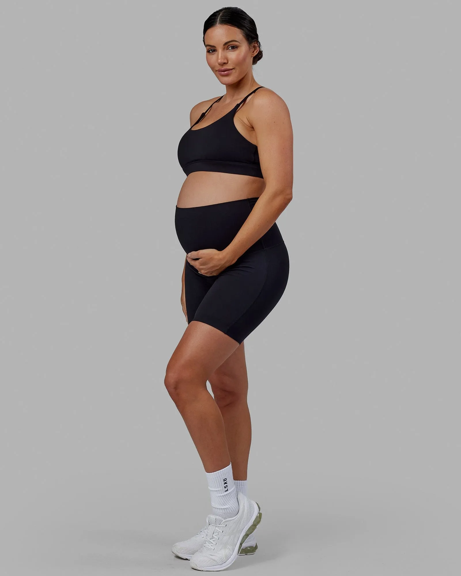 Elixir Maternity Mid Short Tights - Black