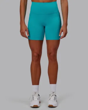Elixir Mid Short Tight With Pockets - Blue Bird