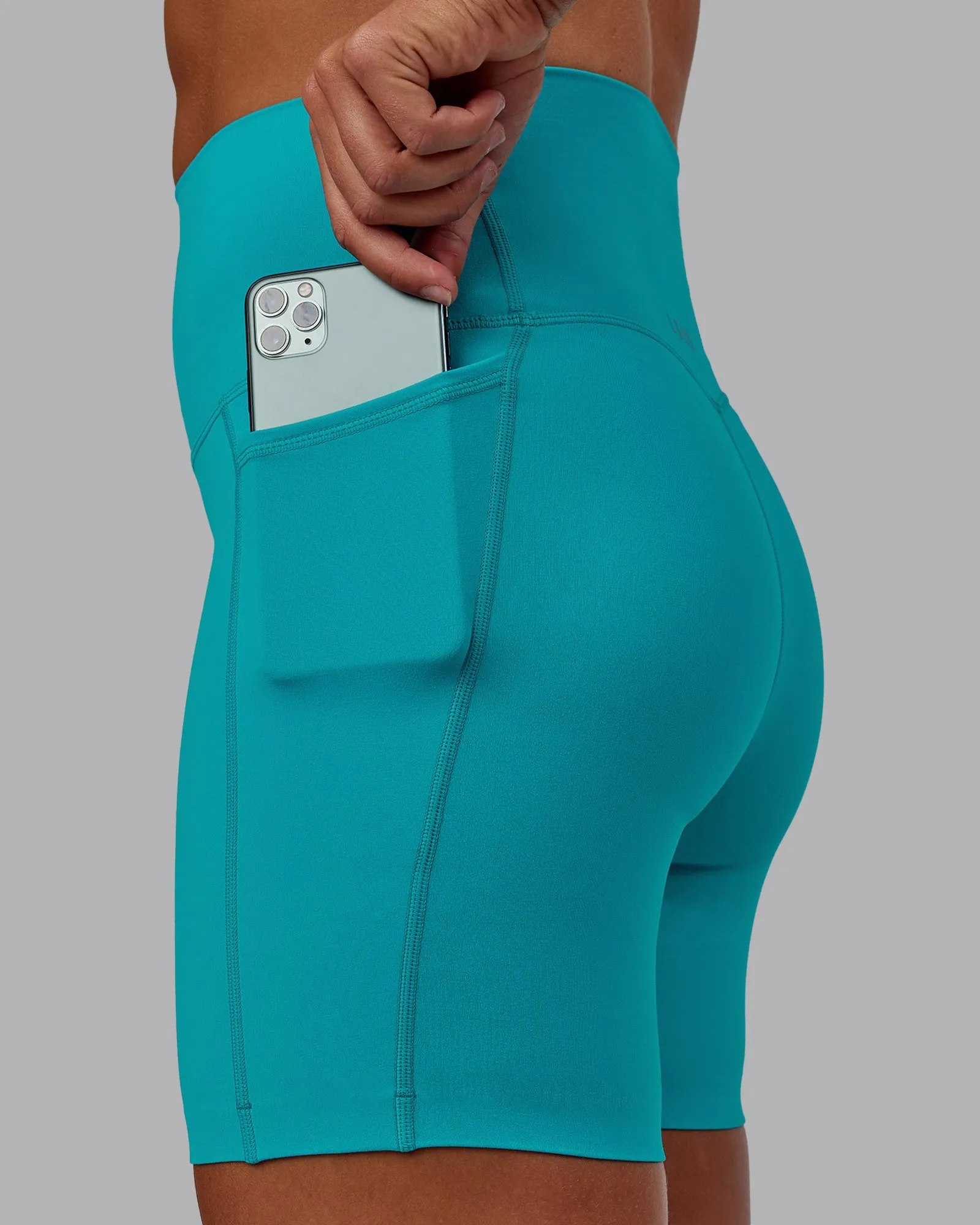 Elixir Mid Short Tight With Pockets - Blue Bird
