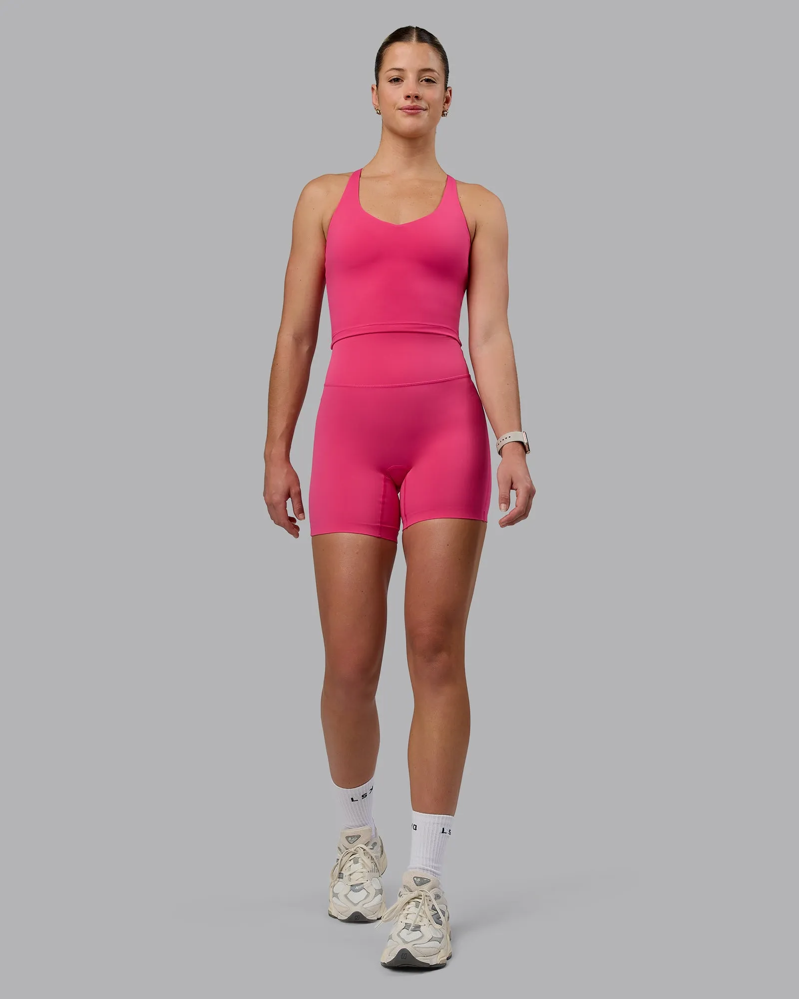 Elixir Mid Short Tights - Pink Flash