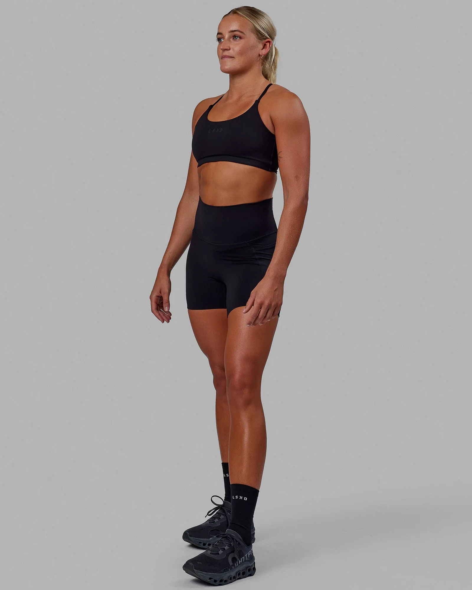 Elixir X-Short Tights With Pockets - Black