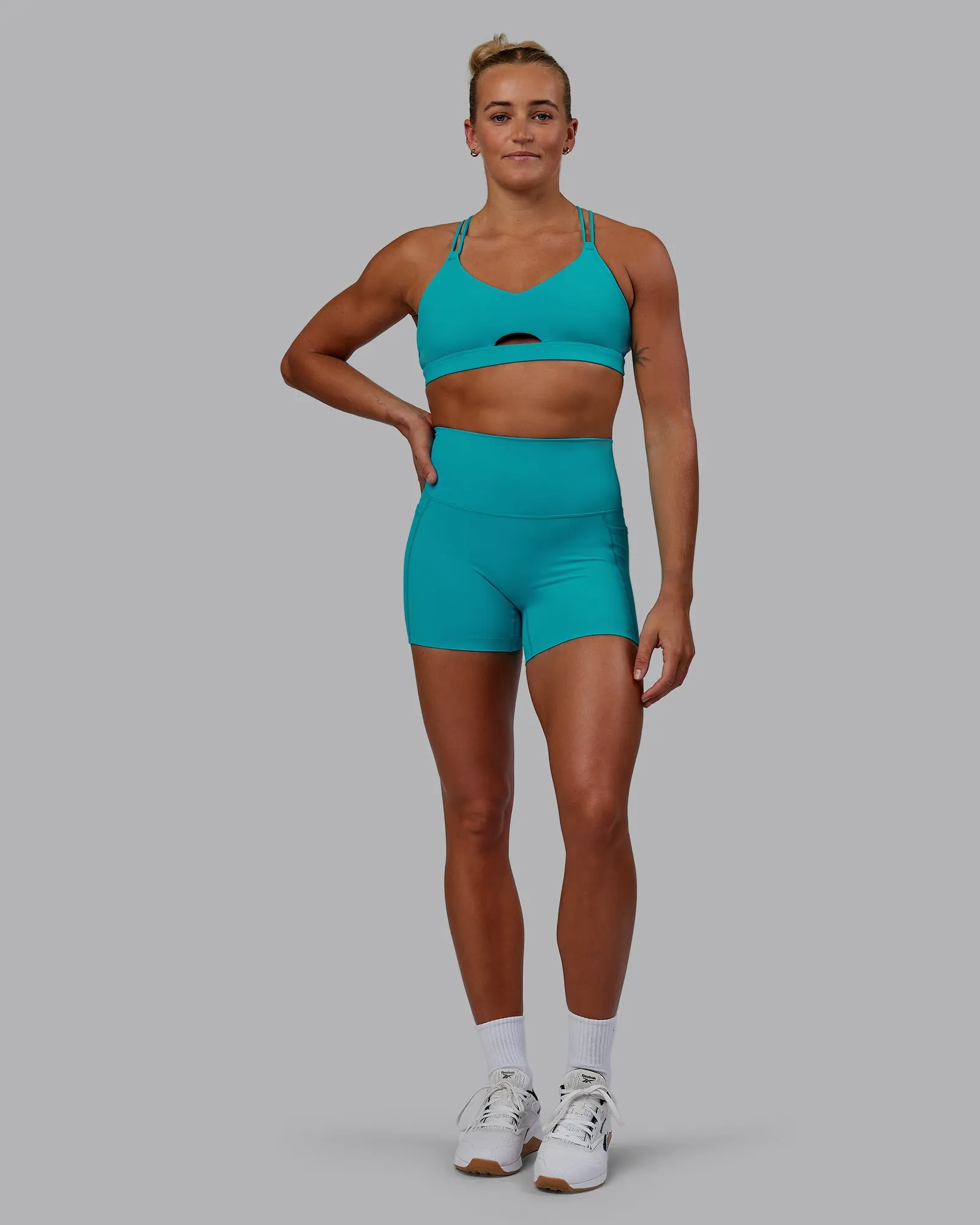 Elixir X-Short Tights With Pockets - Blue Bird